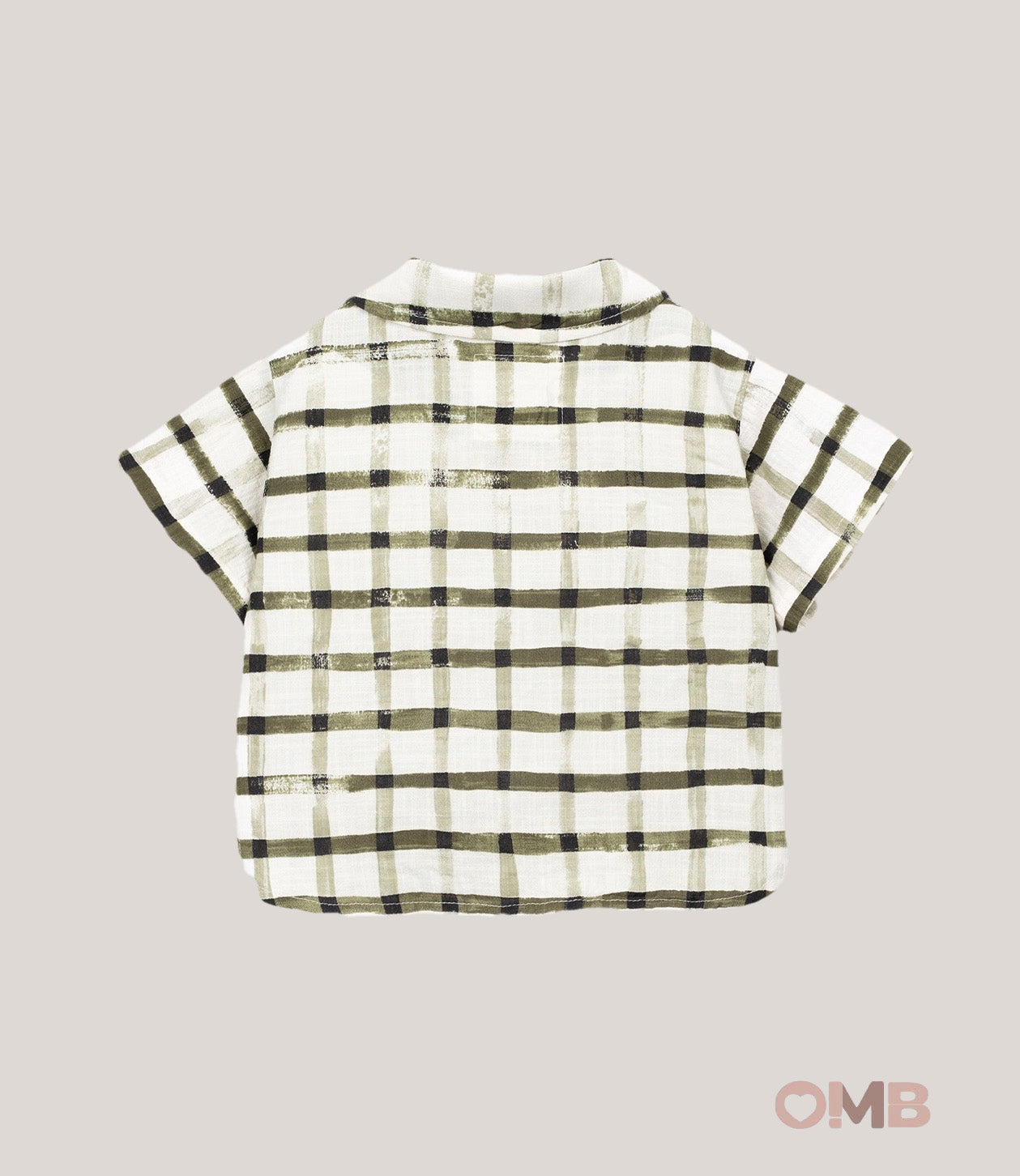 Camicia neonato PLAY UP 1AS11253 Verde 1AS11253 QUADRI PLAY UP 