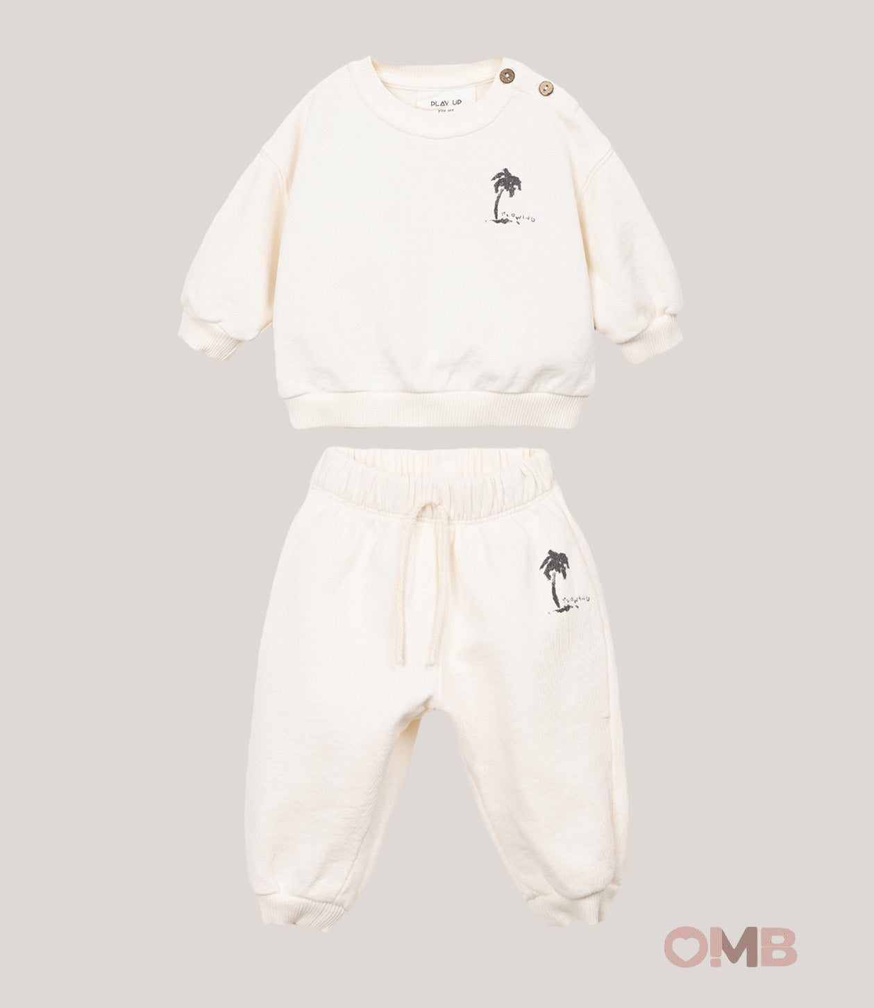 Tuta neonato PLAY UP 1AS11350116002 Panna 1AS11350-116002 PANNA PLAY UP 
