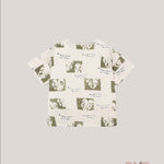 T-shirt bambino PLAY UP 3AS11057 Panna 3AS11057 FOGLIE PLAY UP 