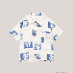 Camicia bambino PLAY UP 3AS11252 Panna 3AS11252 FOGLIE PLAY UP 