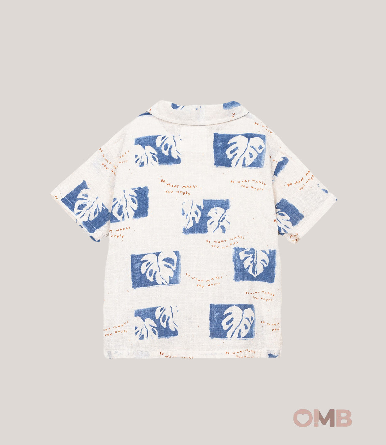 Camicia bambino PLAY UP 3AS11252 Panna 3AS11252 FOGLIE PLAY UP 