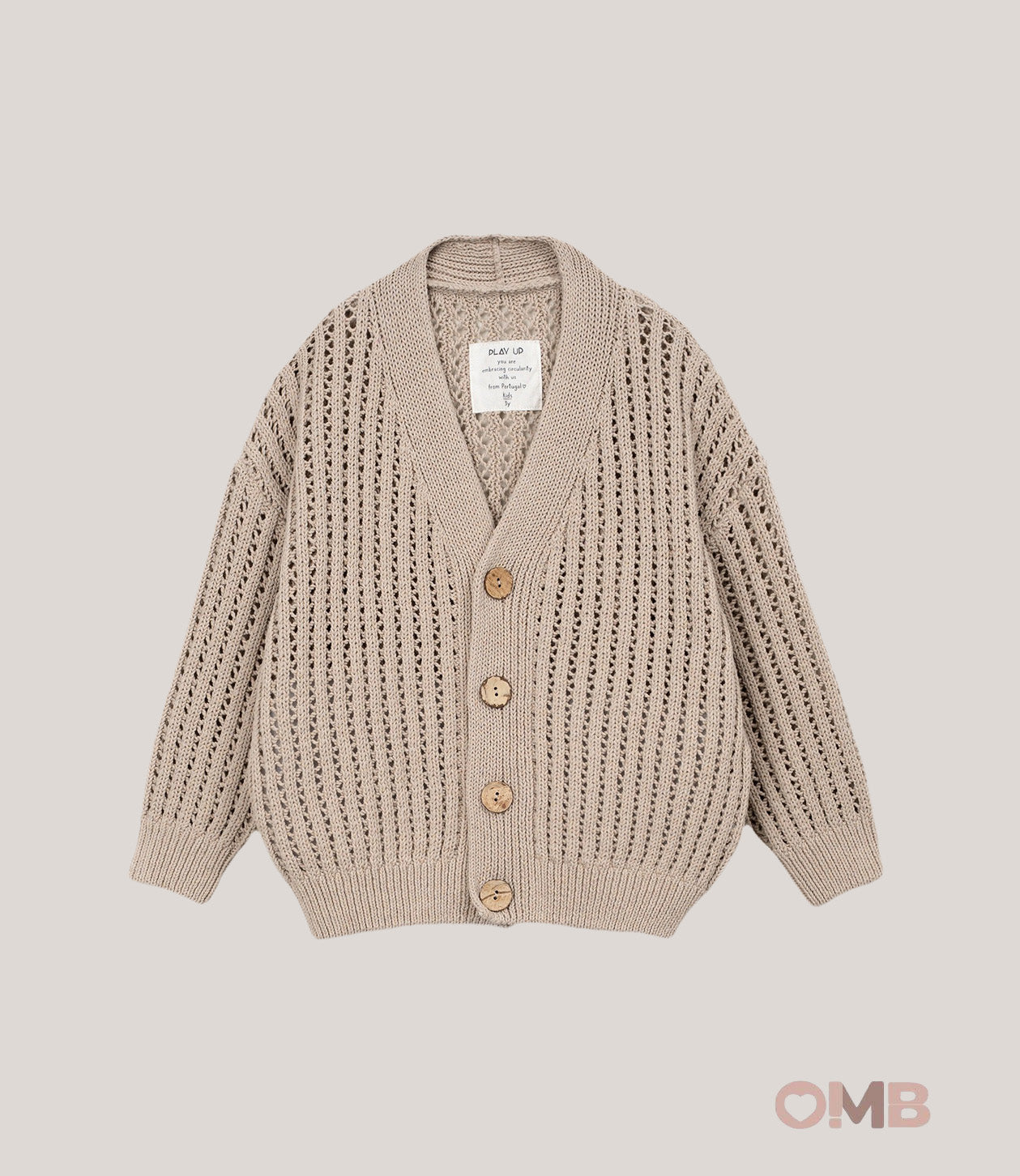 Cardigan bambino PLAY UP 3AS11401 Beige 3AS11401 BEIGE PLAY UP 