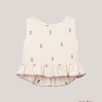 Blusa bambina PLAY UP 4AS11152 Panna 4AS11152 PANNA PLAY UP 