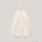 Abito bambina PLAY UP 4AS11452 Panna 4AS11452 ANANAS PLAY UP 