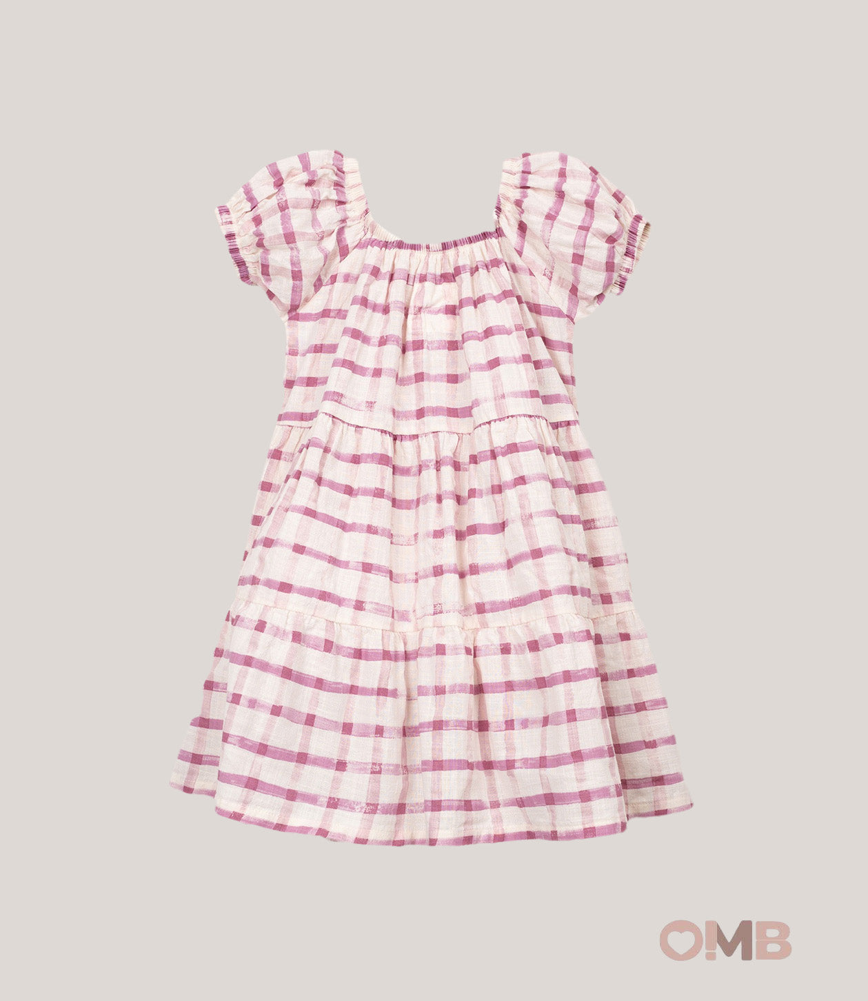 Abito bambina PLAY UP 4AS11453 Rosa 4AS11453 QUADRI PLAY UP 