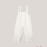 Salopette bambina PLAY UP 4AS11500 Bianco 4AS11500 BIANCO PLAY UP 
