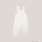 Salopette bambina PLAY UP 4AS11500 Bianco 4AS11500 BIANCO PLAY UP 