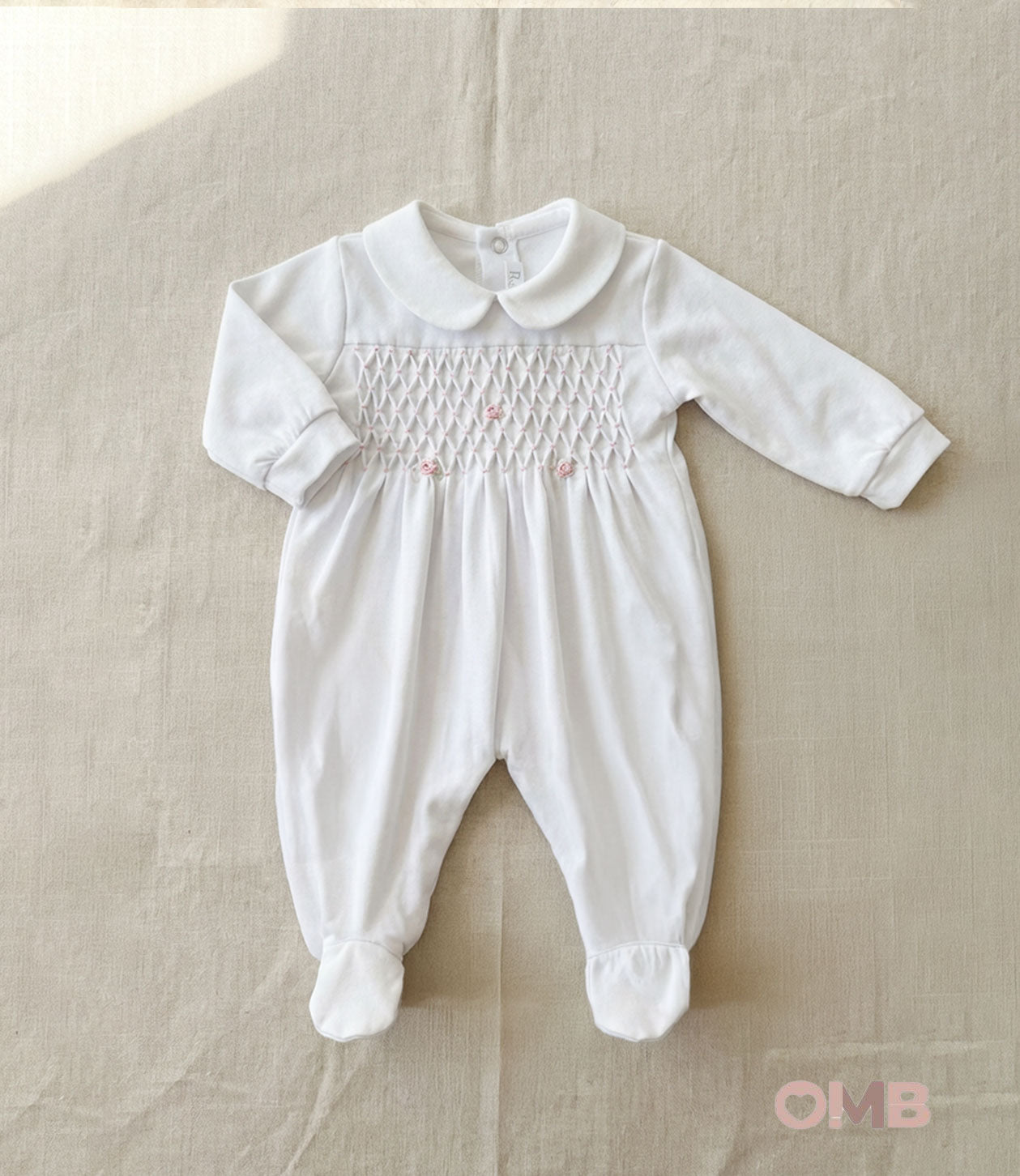 Tutina neonata PRIMODI BEBE 13615 Bianca 13615 BIANCO/ROSA PRIMODI BEBE 