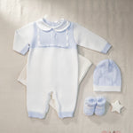 Set nascita PRIMODI BEBE neonato 3601 9 10 Bianco 3601-9-10 BIANCO-CIELO PRIMODI BEBE 