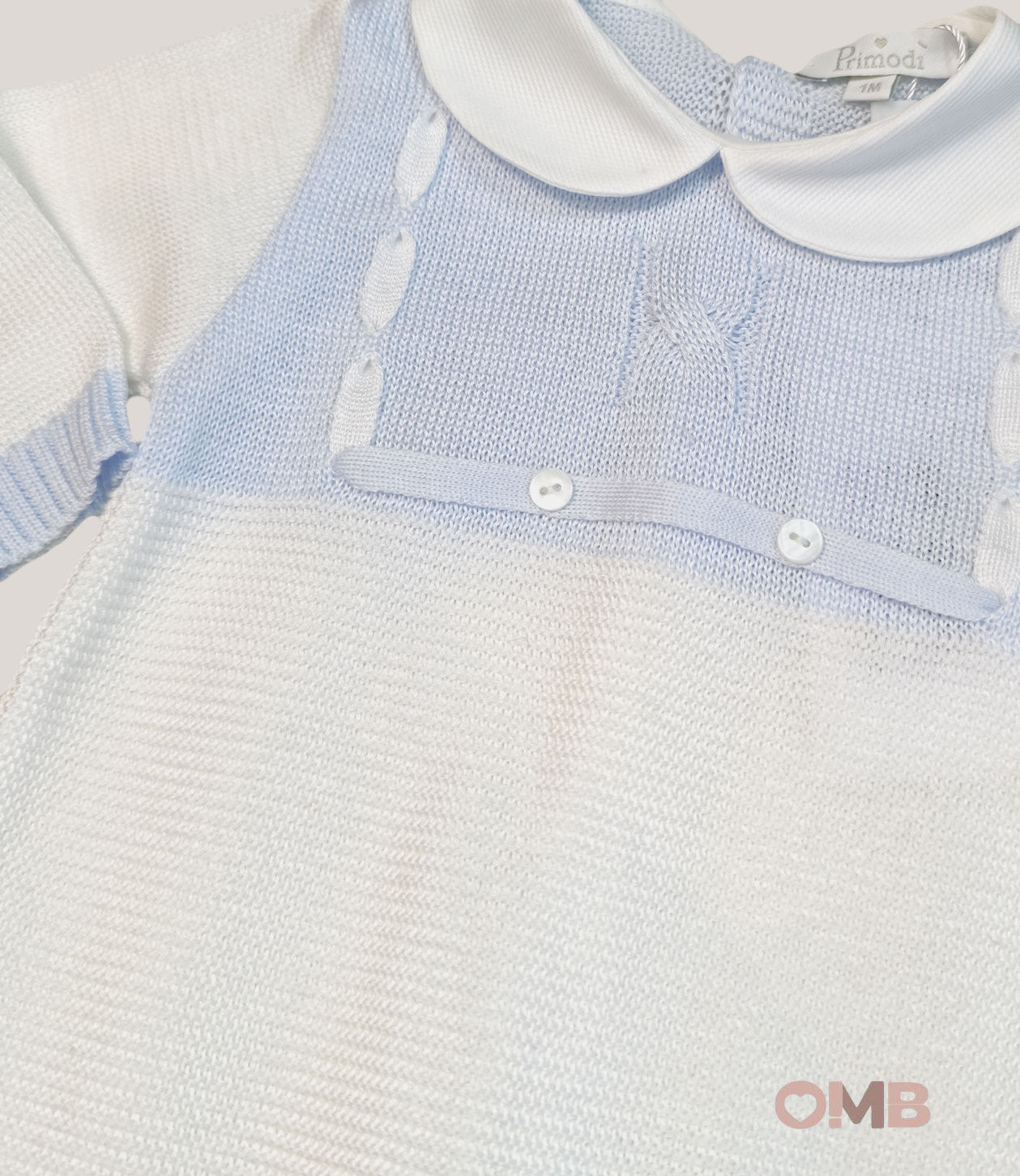 Set nascita PRIMODI BEBE neonato 3601 9 10 Bianco 3601-9-10 BIANCO-CIELO PRIMODI BEBE 