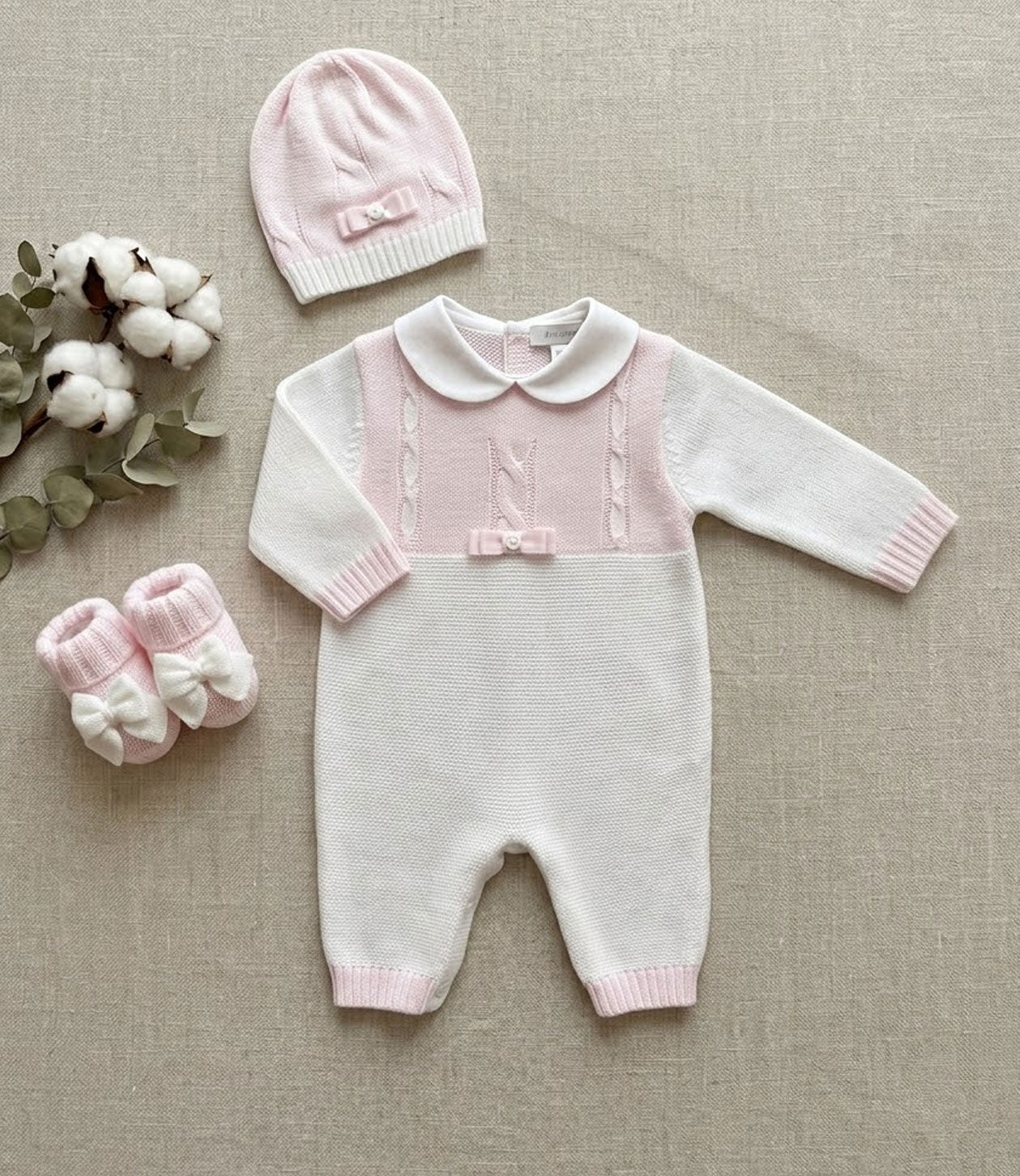 Set nascita neonata PRIMODI BEBE 3602910 Bianco/rosa 3602-9-10 BIANCO/ROSA PRIMODI BEBE 