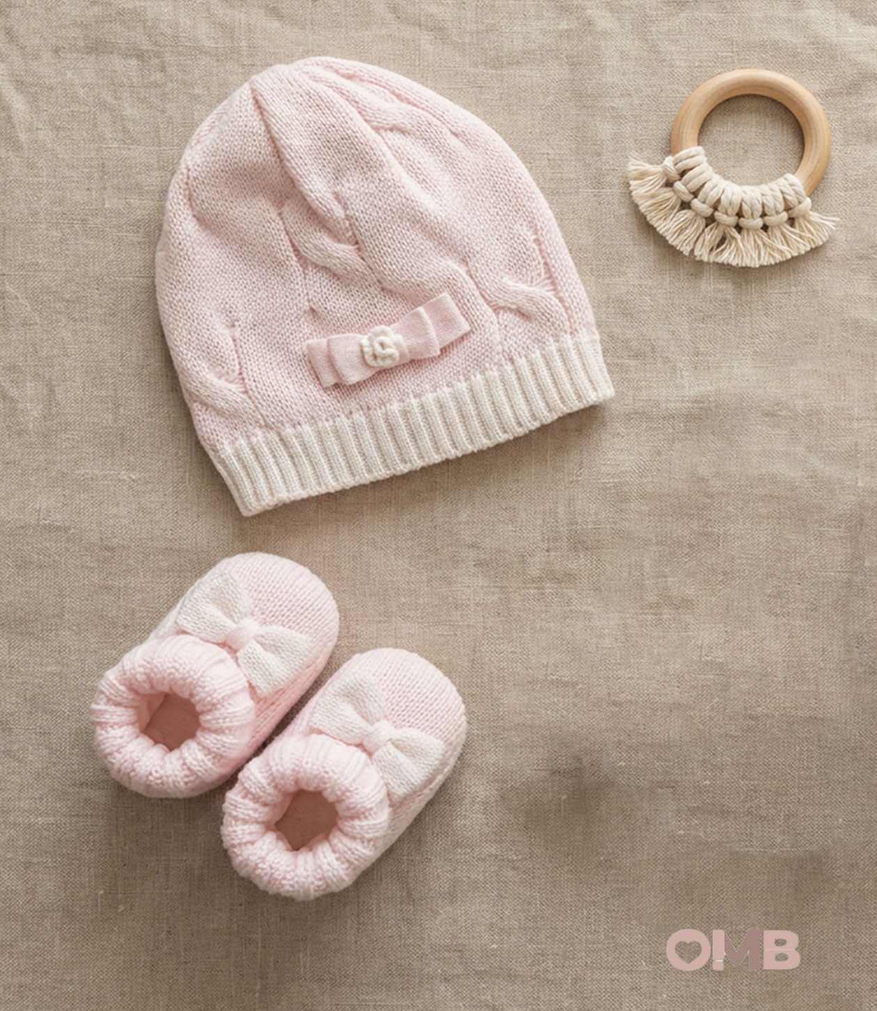 Set nascita neonata PRIMODI BEBE 360248910 Bianco/rosa 3602.48-9-10 BIANCO/ROSA PRIMODI BEBE 