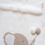 Coperta neonato PRIMODI BEBE 36041S Bianca 3604.1S BIANCO-SABBIA PRIMODI BEBE 