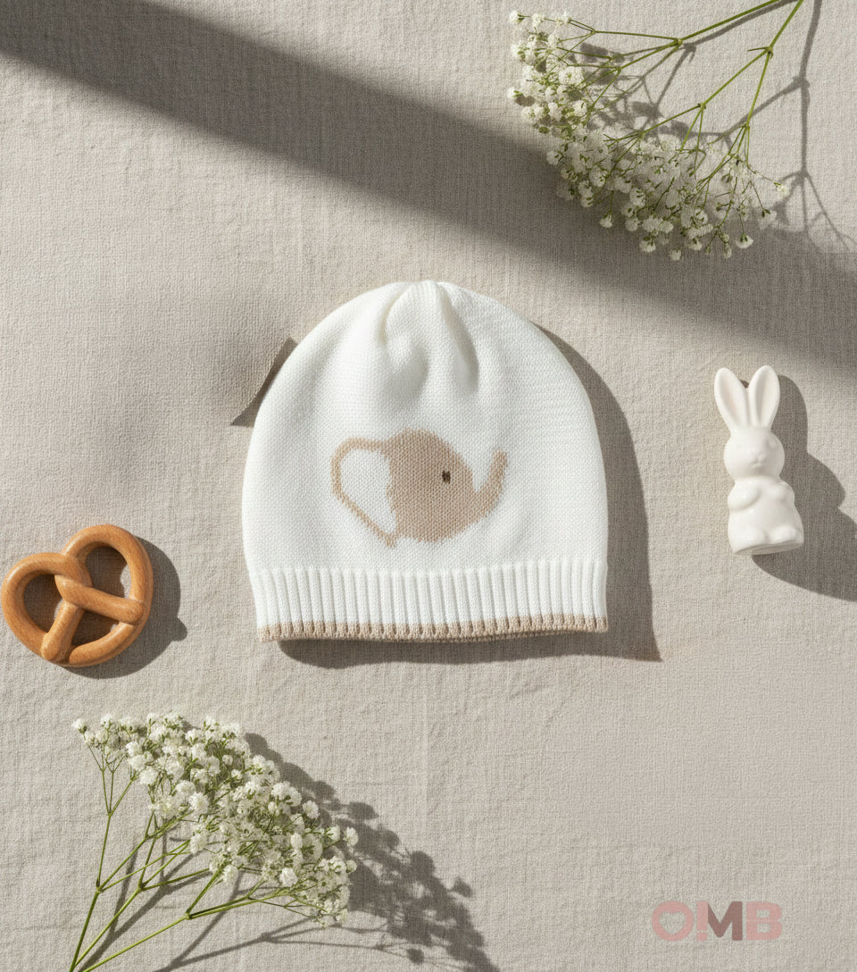 Cappello PRIMODI BEBE neonato 3604 9 Bianco 3604.9 BIANCO-SABBIA PRIMODI BEBE 