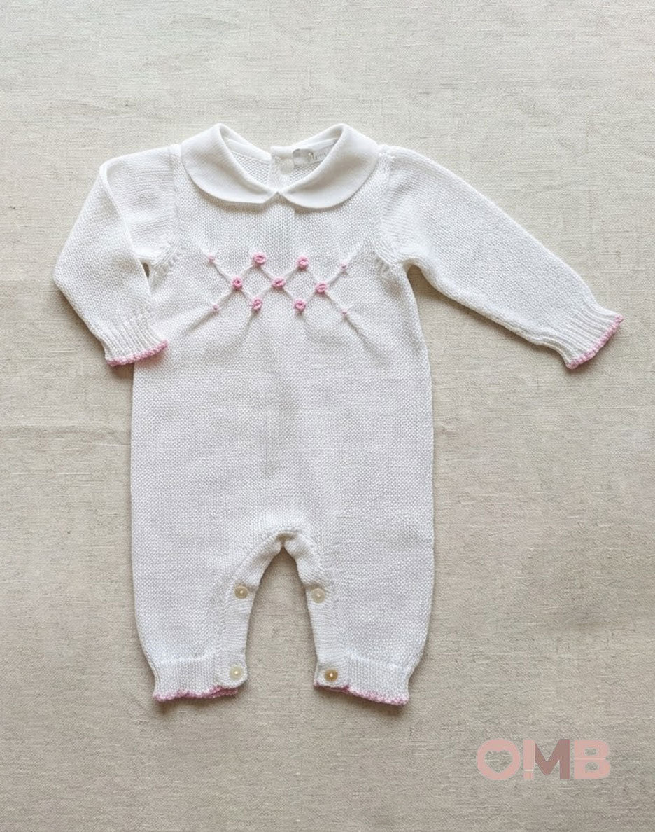 Set nascita neonata PRIMODI BEBE 3615910 Bianco<BR/> 3615-9-10 BIANCO/ROSA PRIMODI BEBE 