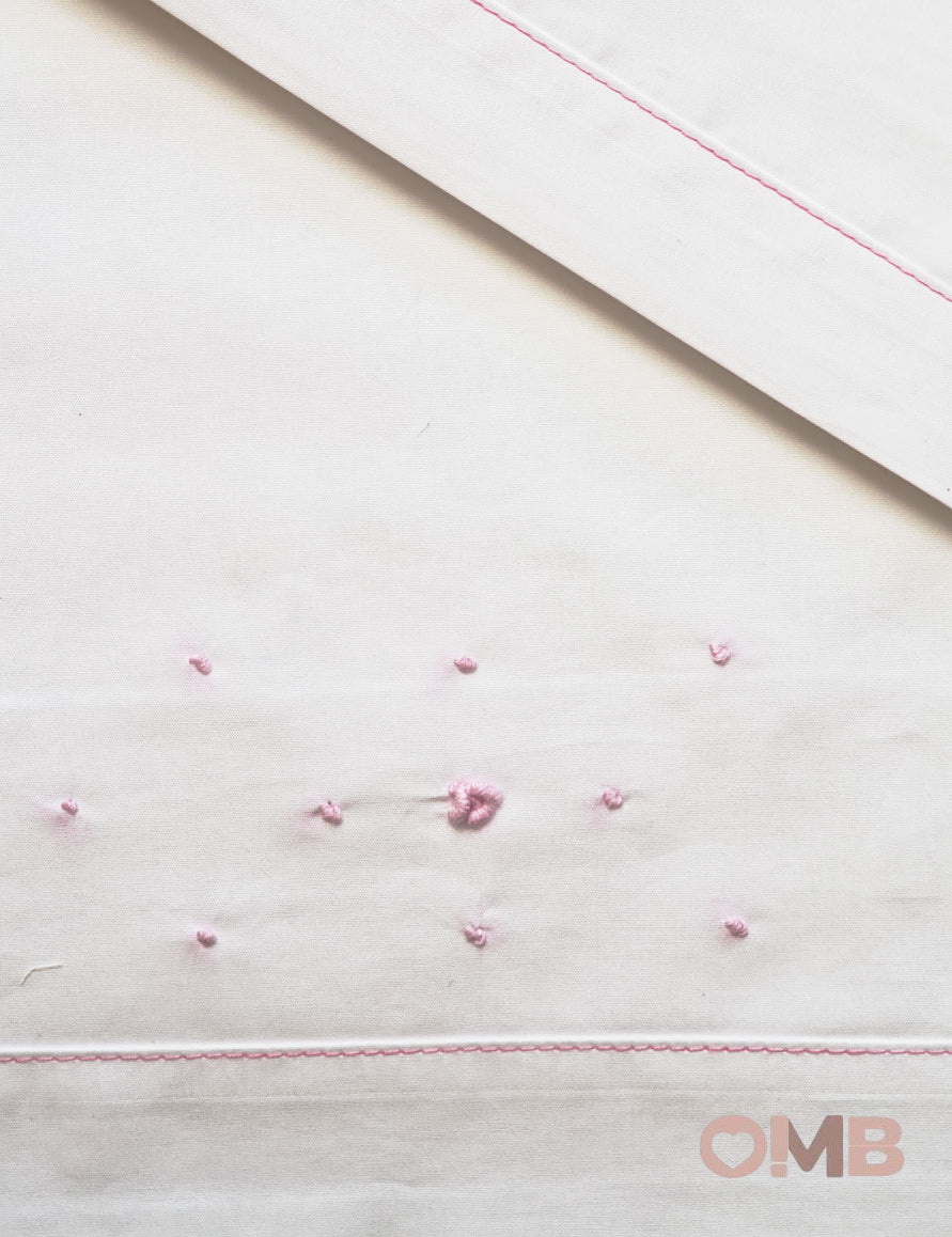 Lenzuola neonata PRIMODI BEBE 3615L Bianche 3615L BIANCO/ROSA PRIMODI BEBE 