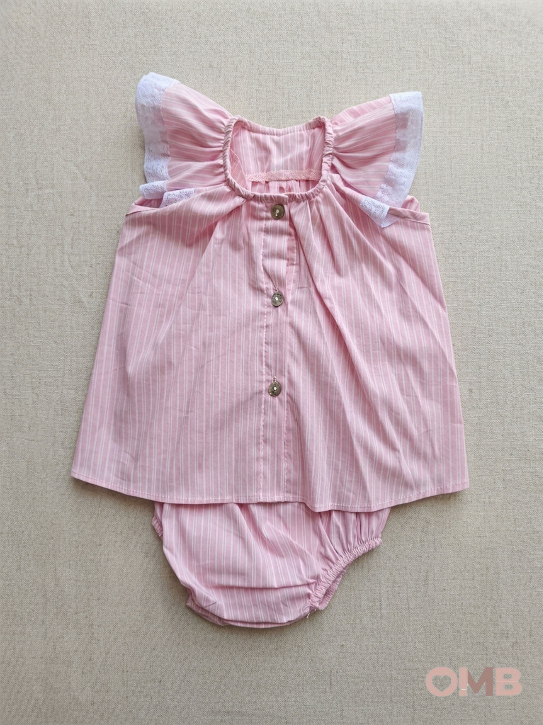 Completo neonata PYPE ALETTAPANAREA Rosa<BR/> ALETTA-PANAREA RIGA PYPE 