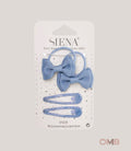 Set mollette e codini Siena Neonata 6812 celeste