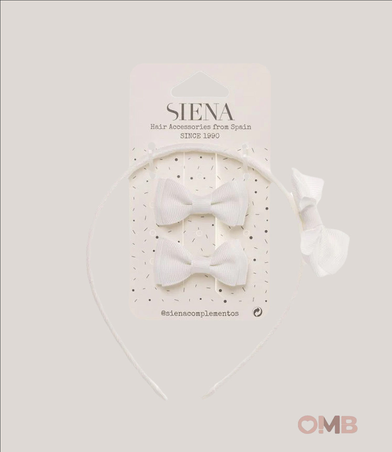 Cerchietto neonata SIENA 7439 Bianco 7439 BIANCO SIENA 