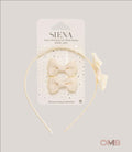Cerchietto neonata SIENA 7439 Panna