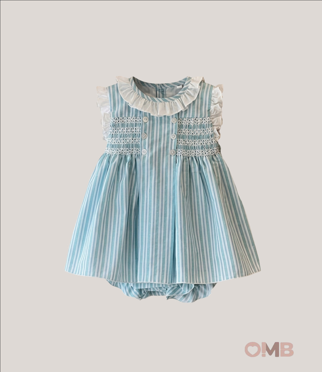 Abito neonata VALENTINA BEBES NUBE102 Verde NUBE102 VERDE ACQUA VALENTINA BEBES 