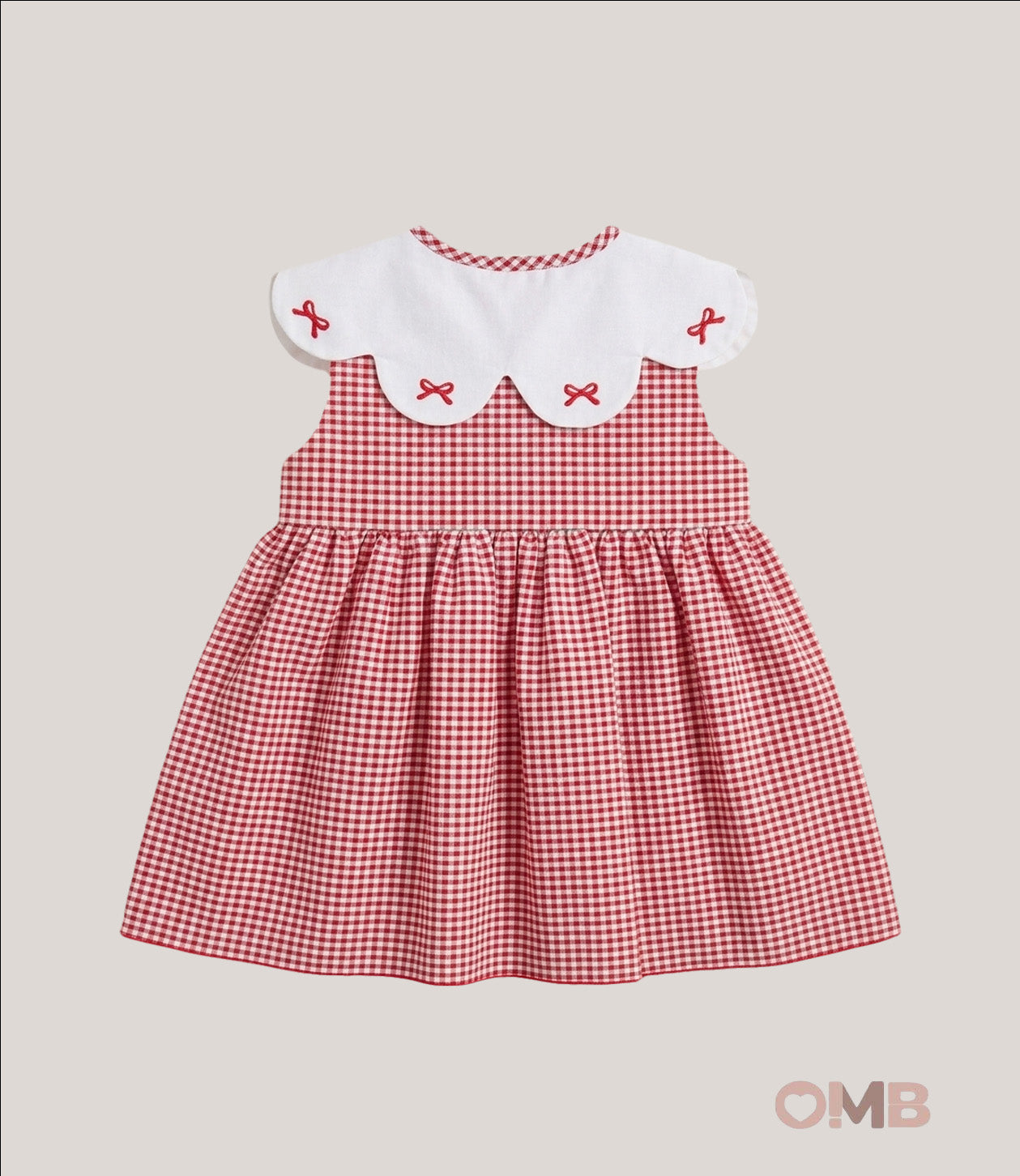 Abito bambina VALENTINA BEBES NUBE119 Rosso NUBE119 QUADRI VALENTINA BEBES 