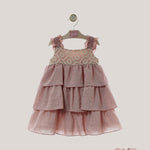 Abito Bambina Yoedu 0502 rosa 0502 ROSA YOEDU 
