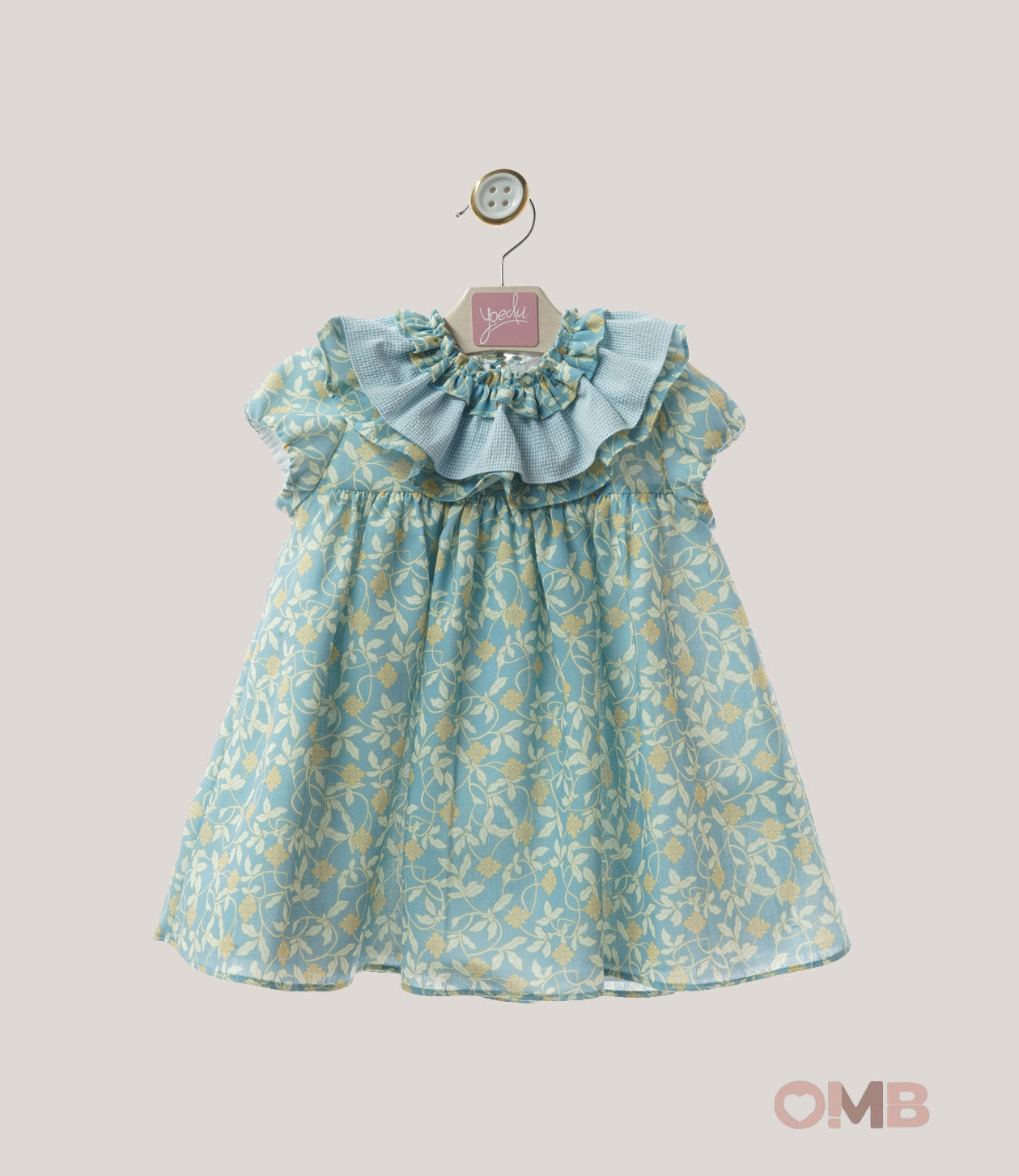 Abito Bambina Yoedu 0504 turchese 0504 TURCHESE YOEDU 