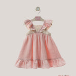 Abito Bambina Yoedu 0520 rosa 0520 ROSA YOEDU 
