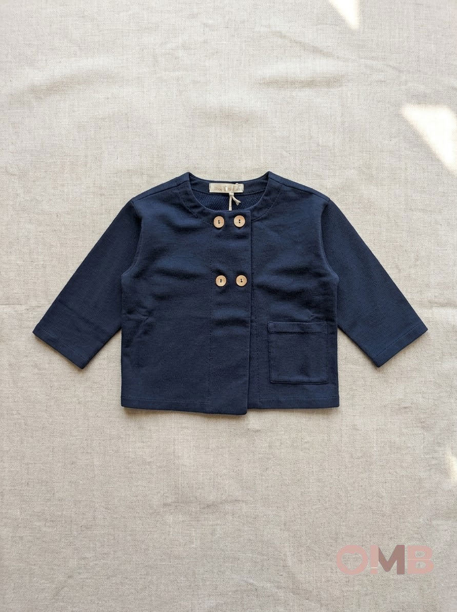 Cardigan neonata ZHOE & TOBIAH FFF13 Blu FFF13 BLU ZHOE & TOBIAH 