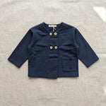 Cardigan neonata ZHOE & TOBIAH FFF13 Blu FFF13 BLU ZHOE & TOBIAH 