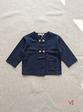 Cardigan neonata ZHOE & TOBIAH FFF13 Blu