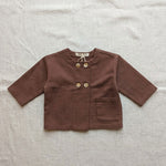 Cardigan neonata ZHOE & TOBIAH FFF13 Marrone FFF13 MARRONE ZHOE & TOBIAH 