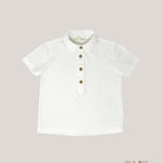 Polo bambino ZHOE & TOBIAH JJJ13 Bianca JJJ13 BIANCO ZHOE & TOBIAH 