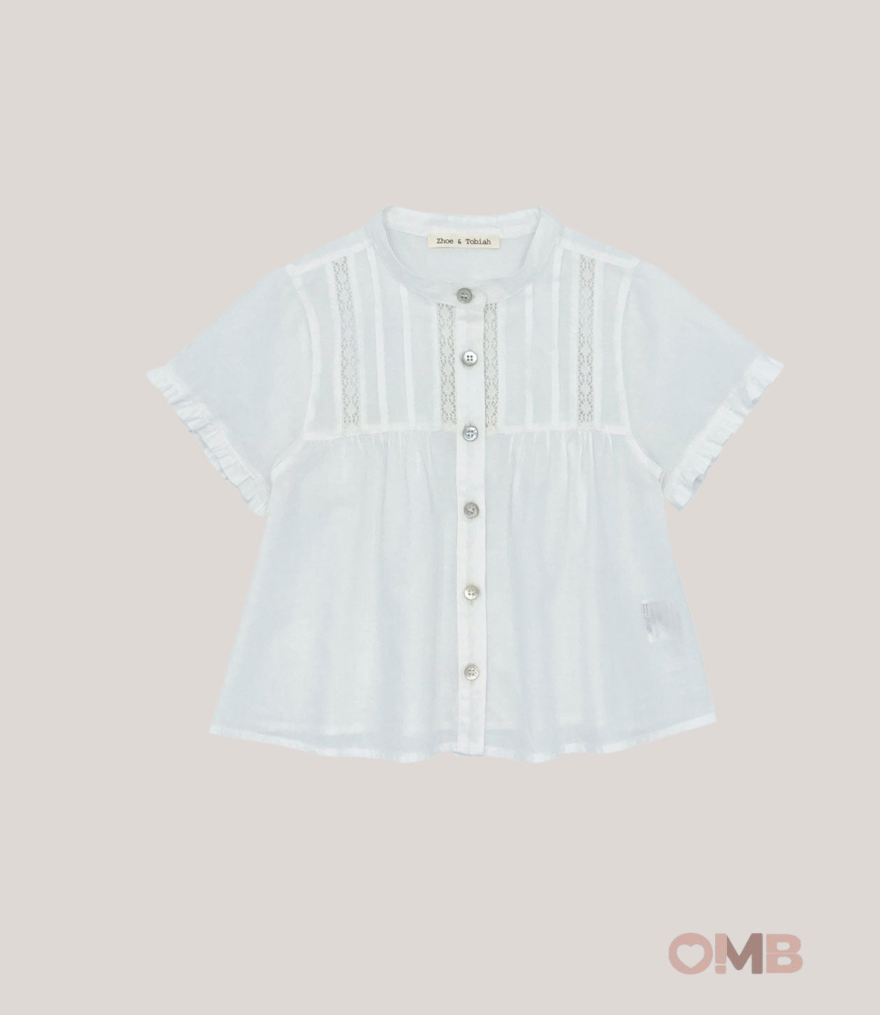 Camicia Bambina Zhoe & Tobiah RMY7 bianca RMY7 BIANCO ZHOE & TOBIAH 
