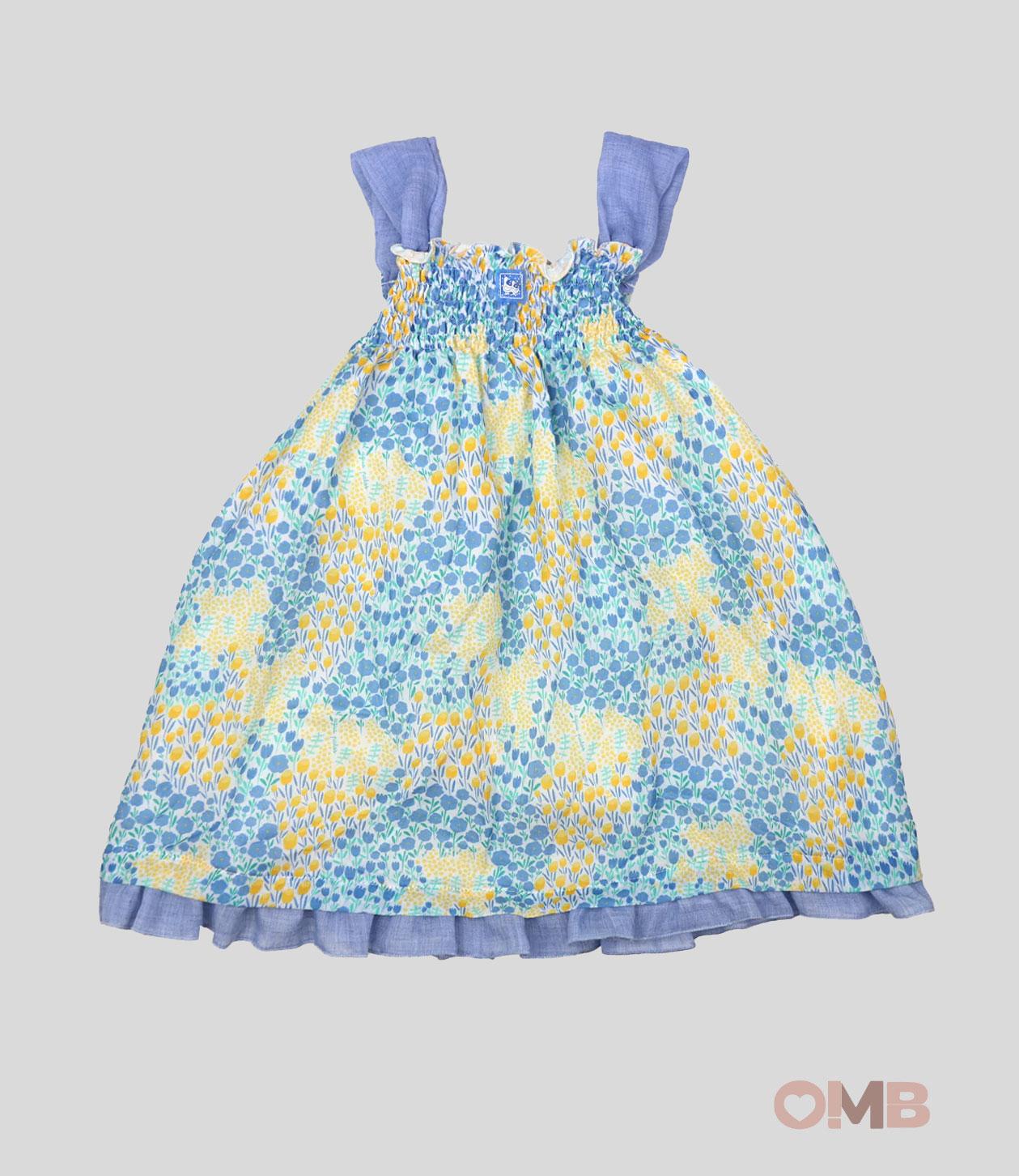 Abito Bambina Al Agua Patos 2561 Tuli giallo 2561 TULI AL AGUA PATOS 