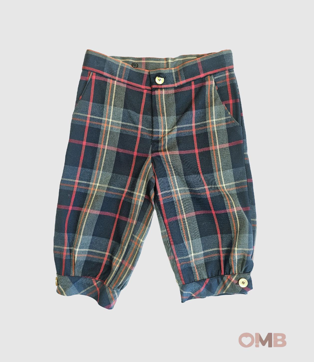 Completo AMBARABA' bambino G3124 Blu G3124 SCOZZESE BABY A. 