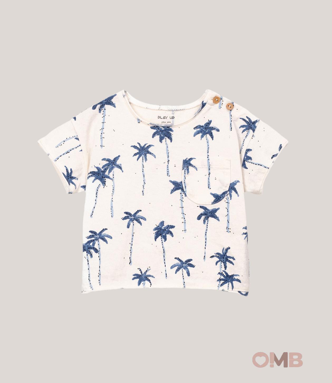 T-shirt neonato PLAY UP 1AS11055 Panna 1AS11055 PANNA PLAY UP 