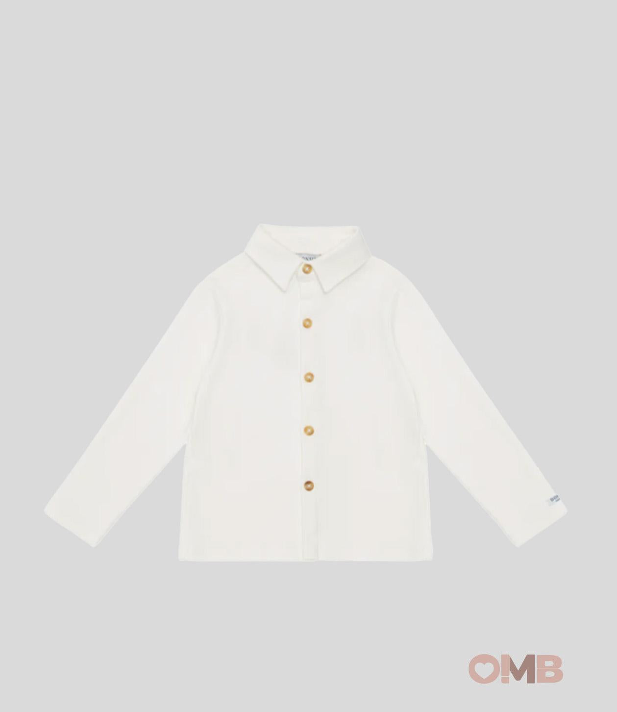 Camicia Neonato DONSJE TOUTEN Bianca<BR/> TOUTEN BIANCO DONSJE 
