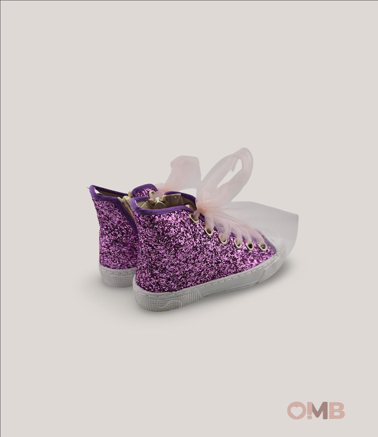 Sneakers bambina MAGIL GLITTER LILLA<BR/> GLITTER LILLA LILLA MAGIL 