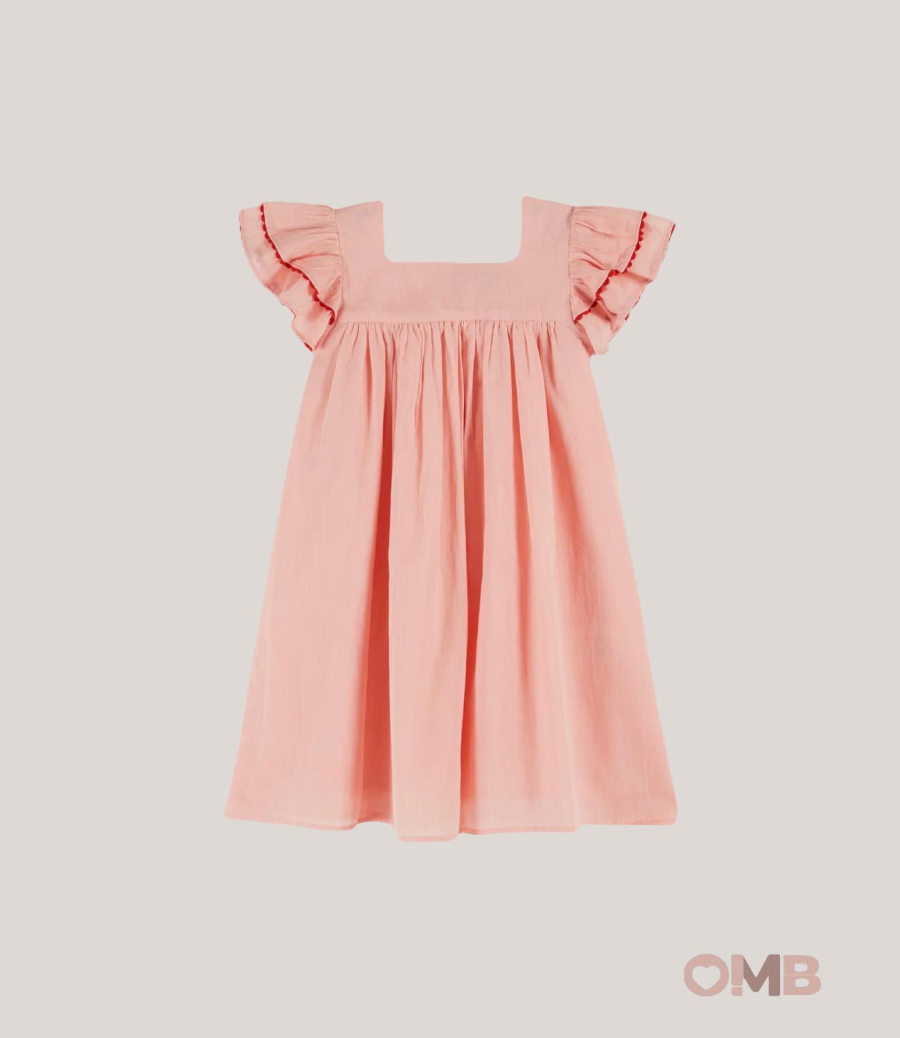 Abito EMILE ET IDA bambina AD020 Rosa AD020 ROSA EMILE ET IDA 