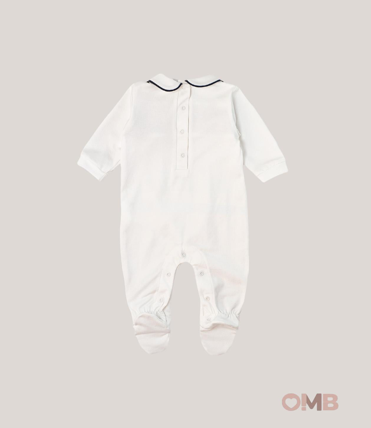 Tutina neonato COCCODE C63020 3 Bianco C63020.3 BIANCO/BLU COCCODE 