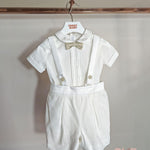 Completo neonato BABY A. B3417 Bianco<BR/> B3417 BIANCO BABY A. 