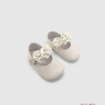 Scarpe culla PANYNO neonata A3407 vanilla A3407 PIEL SETA VAINILLA PANYNO 