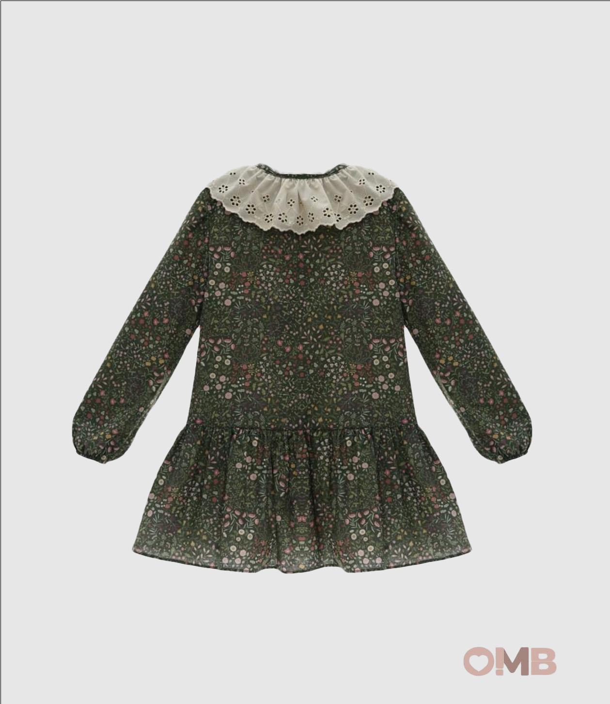 Abito Yoedu bambina 5164 Verde 5164 VERDE YOEDU 