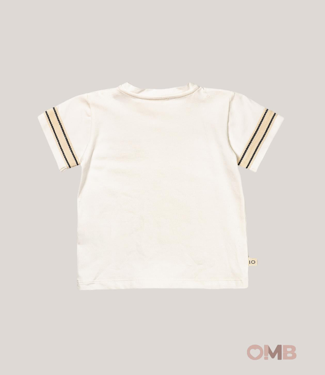T-shirt neonato MAPERO M33166 Panna M33166 PANNA MAPERO' 