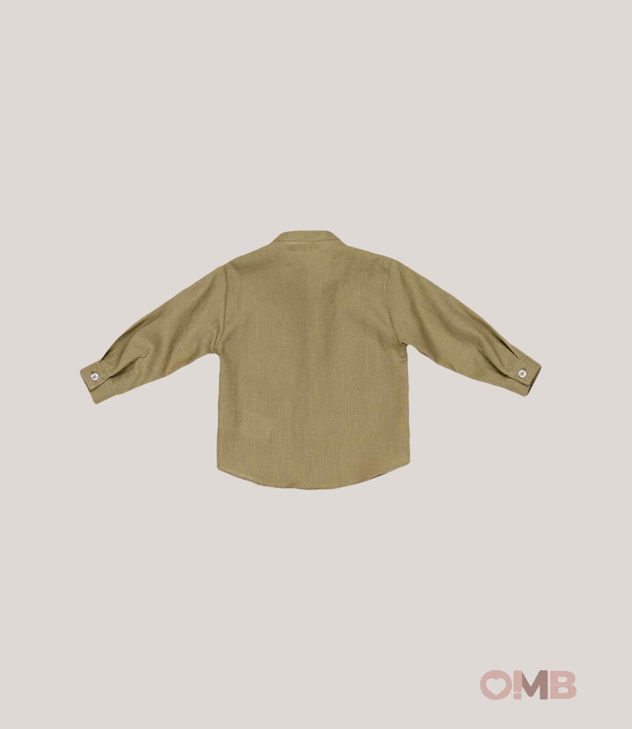 Camicia MANUEL RITZ neonato 3473 <BR/> 3473 GESSO MANUEL RITZ 