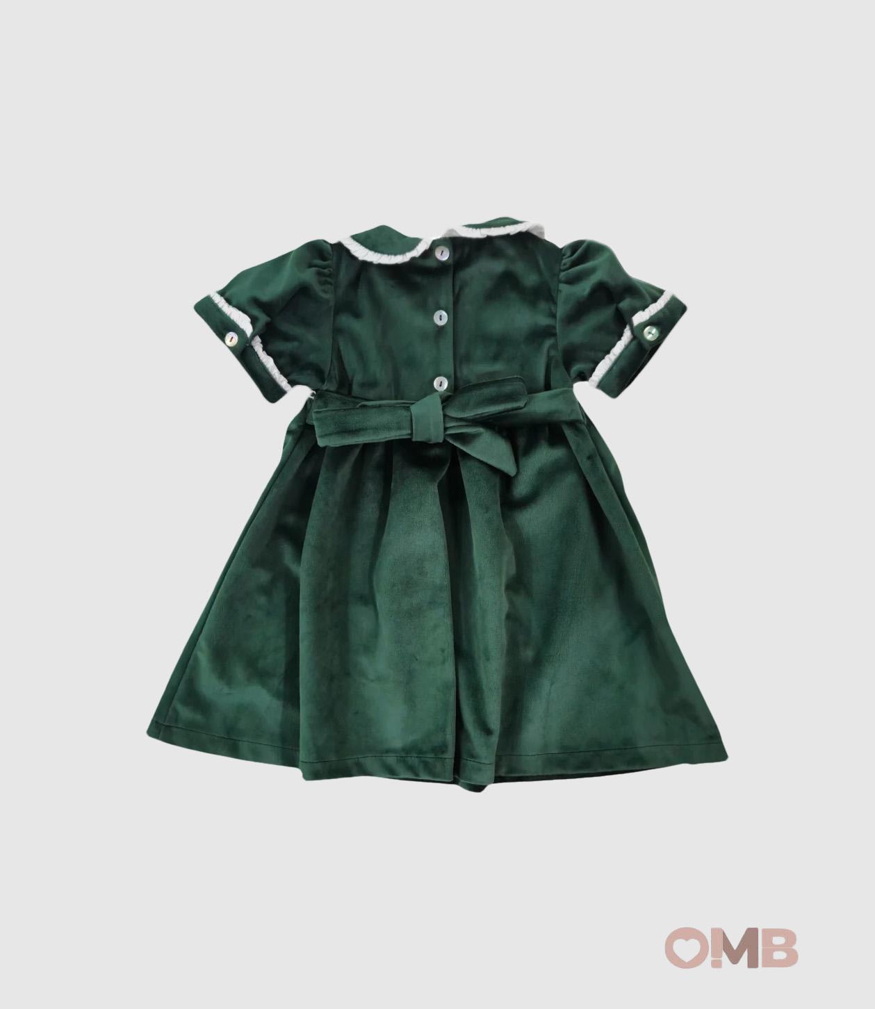 Abito COCCODE bambina C62208 Verde<BR/> C62208 VERDE COCCODE 