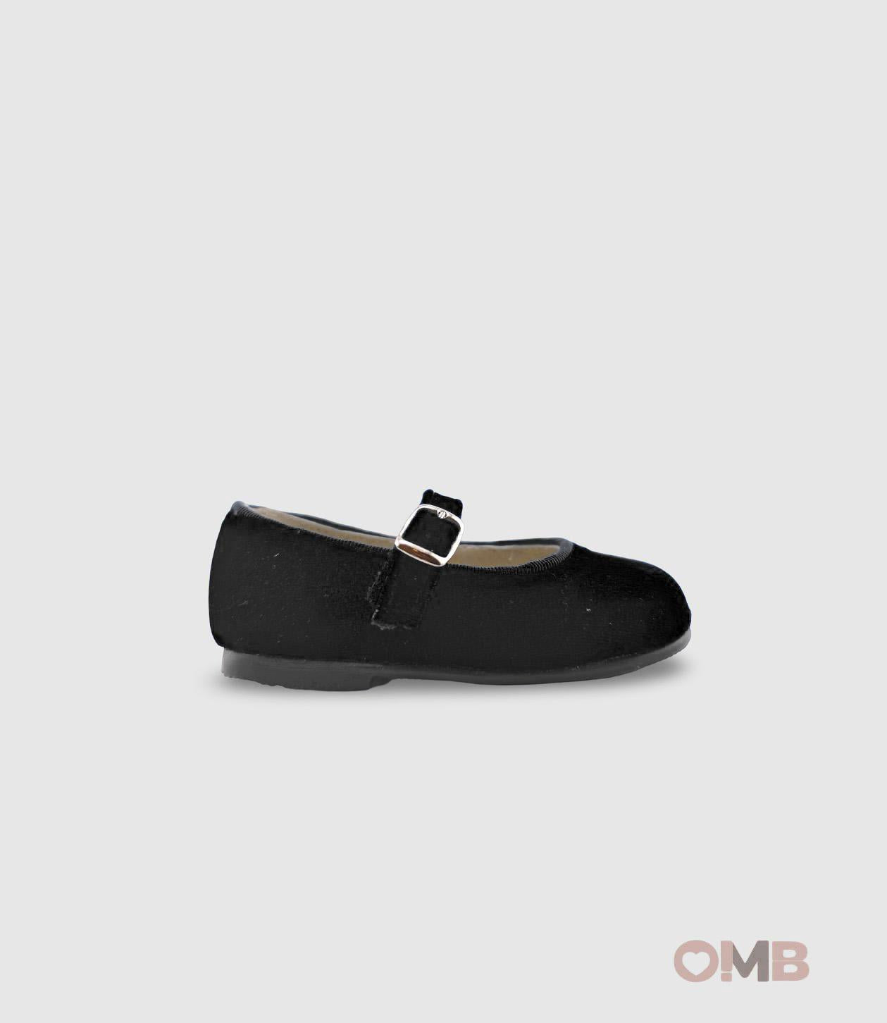 Bambolina PANYNO bambina B2601 Nere B2601 PIEL SMART TERCIOPELO NEGRO PANYNO 