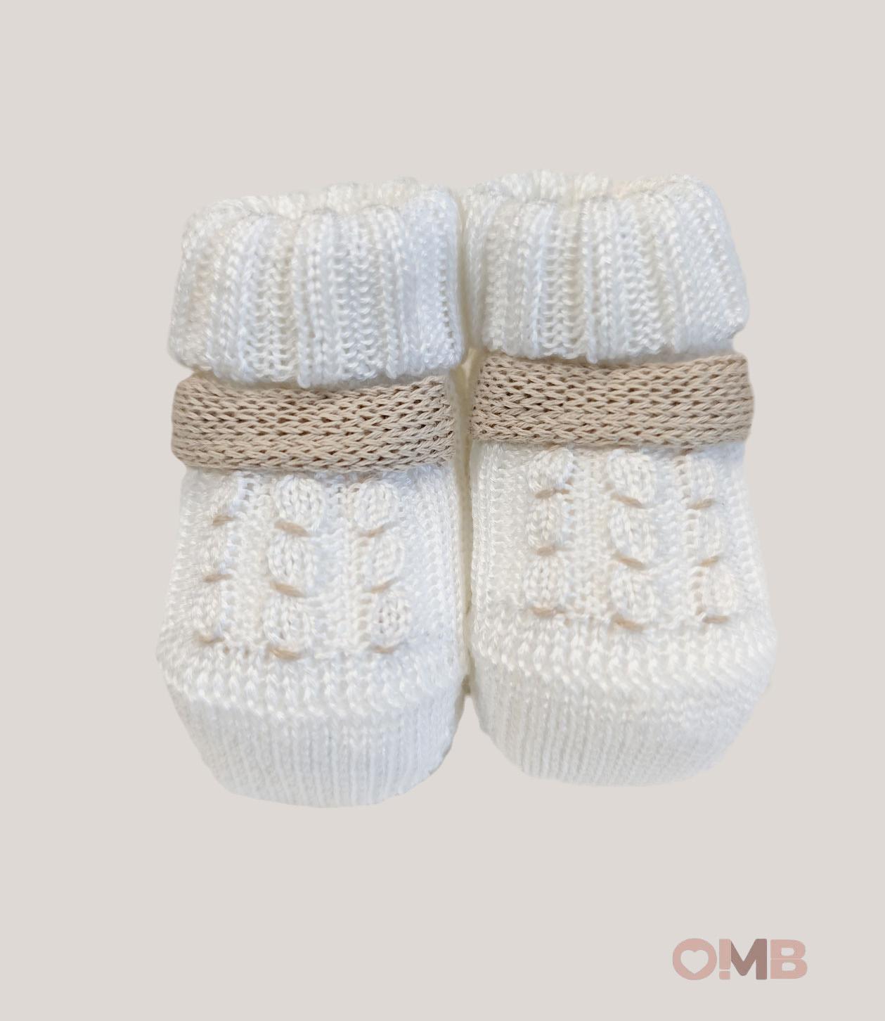 Babbucce PRIMODI BEBE neonato 3604 10 Bianco 3604.10 BIANCO-SABBIA PRIMODI BEBE 